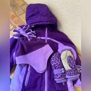 5-Piece Snow Outfit (2 coats, pants, hat & gloves)